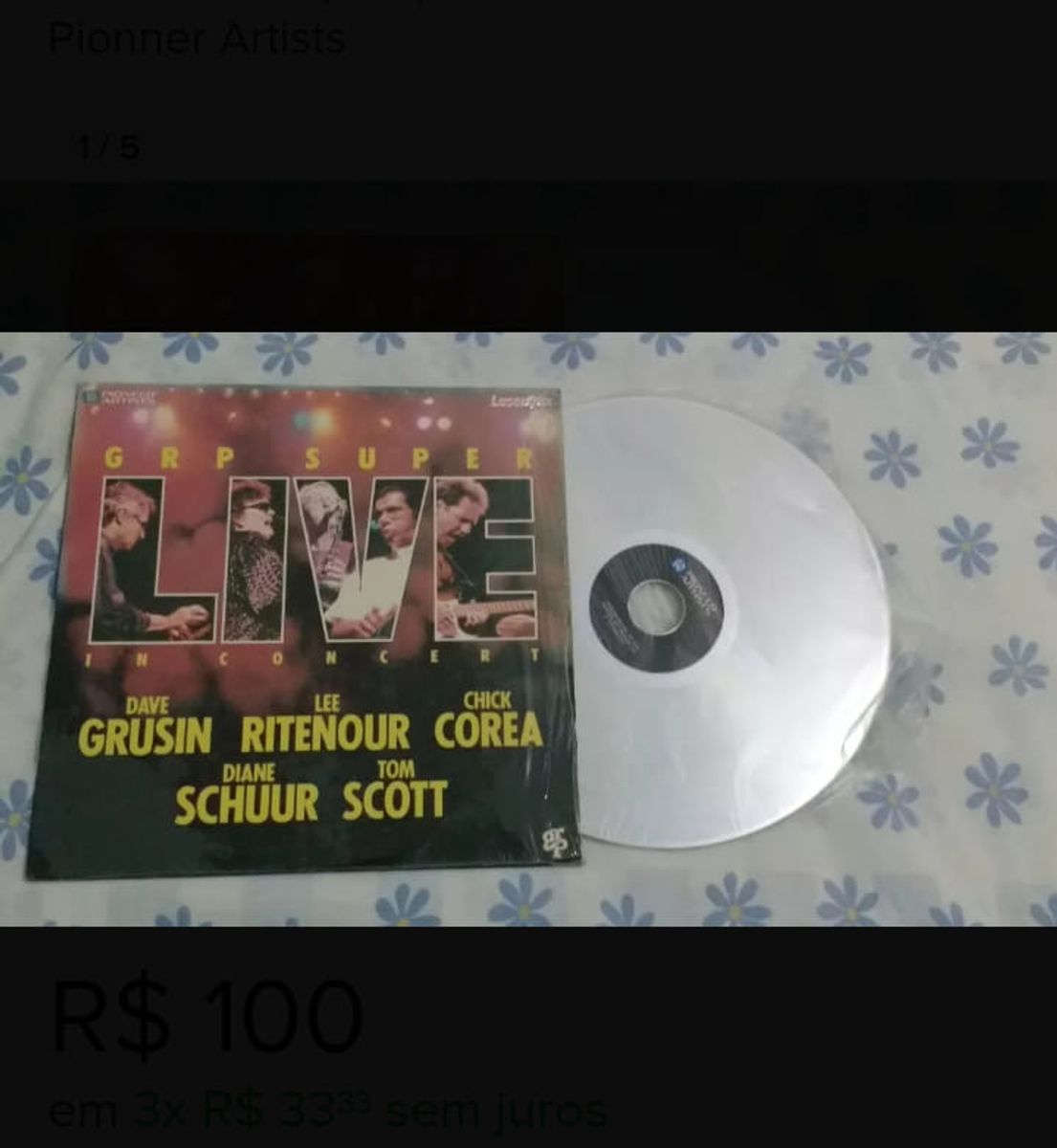 Laser Disc Grp Super Live In Concert Ld Pionner Artists Importado Raro Pionner Item de Música