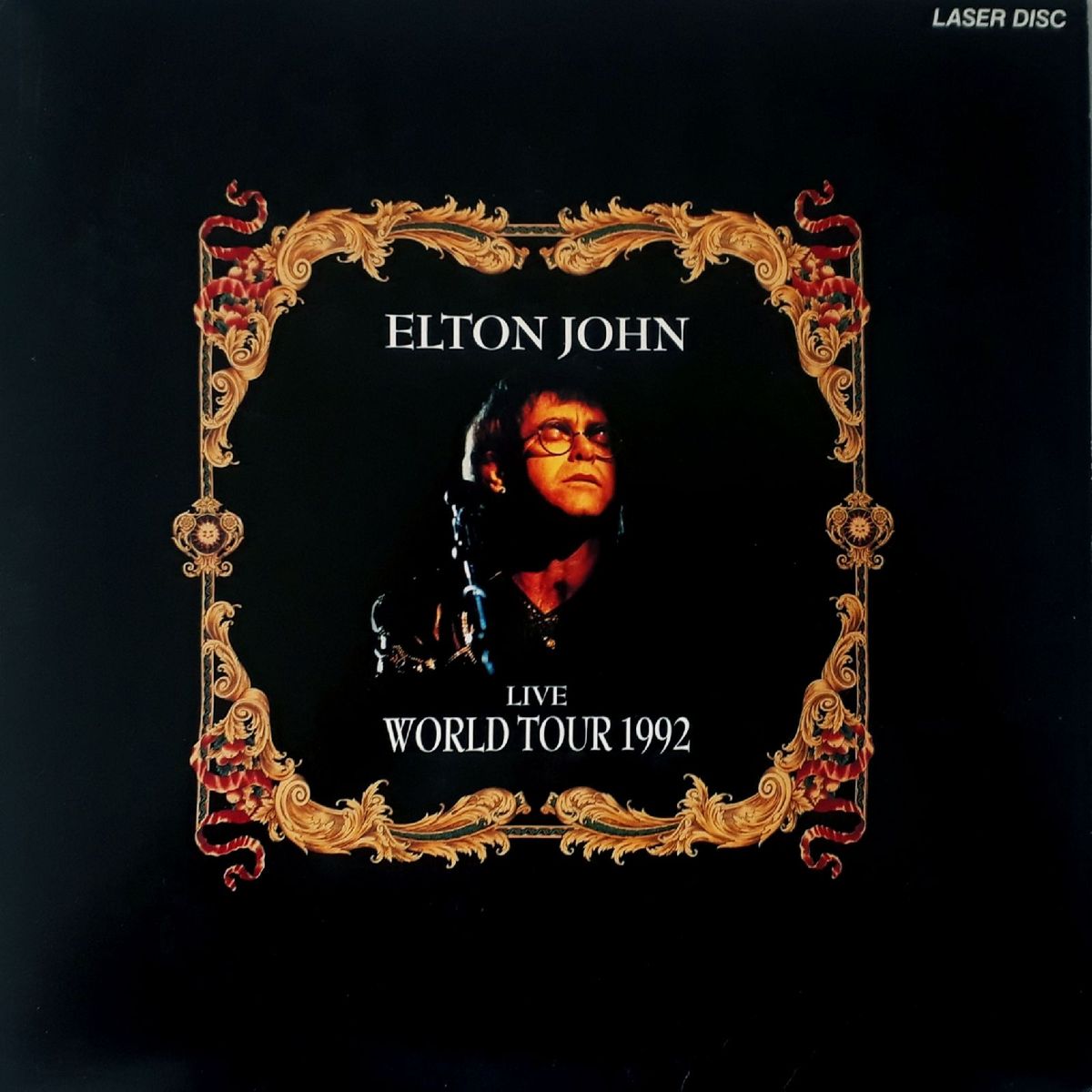 Laser Disc Importado Elton John Live World Tour 1992 Item de Música Laser Disc Usado 68605101