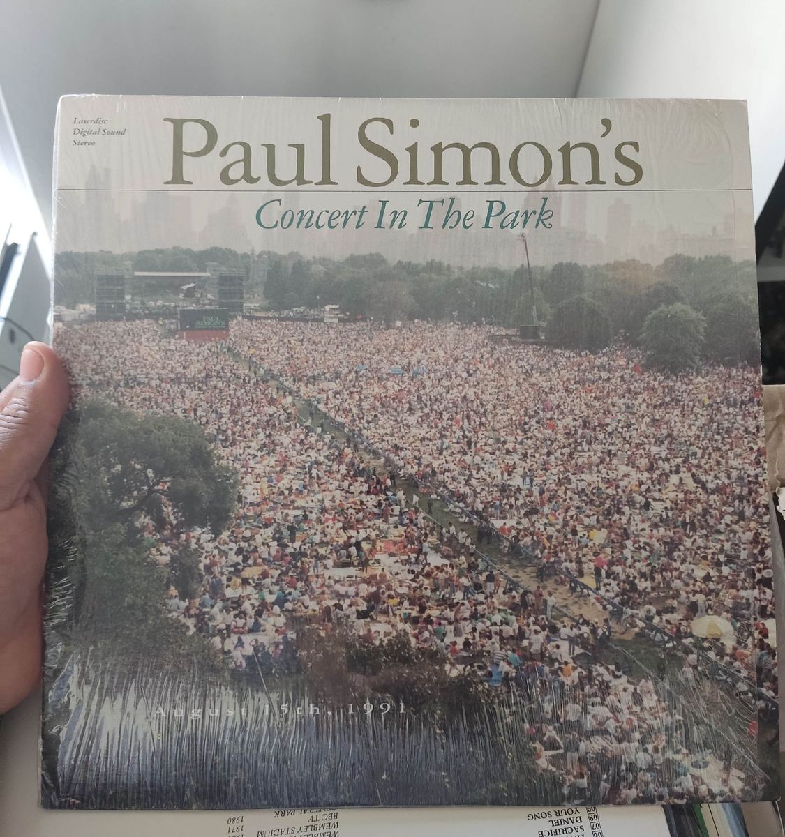 Laser Disc Paul Simons Raro Disco Laser Produto Vintage e Retro Laser Disc Usado 75342073 enjoei