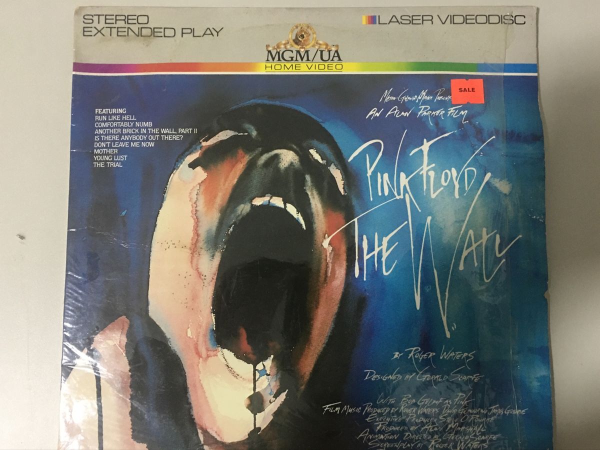 Laser Disc Pink Floyd The Wall Ld Importado! Raridade Coleci Item de