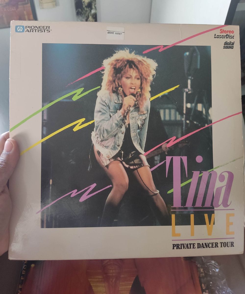 Laser Disc Tina Turner Live Disco Laser Item de Música Laser Disc Usado 75311997 enjoei