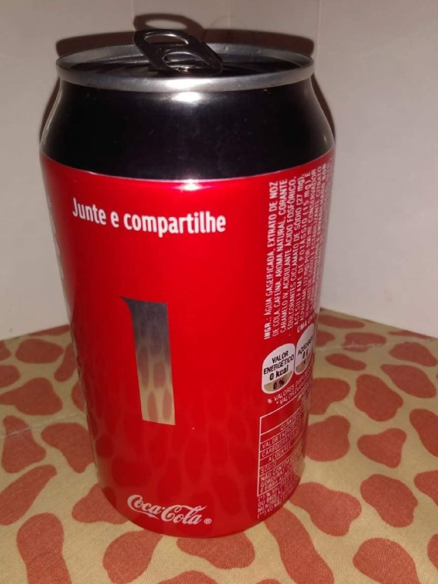 Lata Coca Cola Zero Letras E Simbolos 350ml Vazia Modelo Letra I Cacareco Coca Cola Usado 52957518 Enjoei