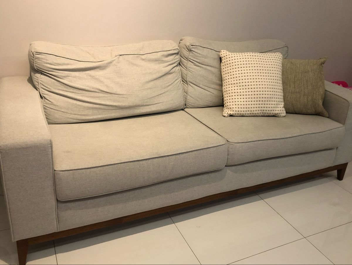 Law Sofá 3 Lugares Sofá Tok&Stok Usado 49852828 enjoei