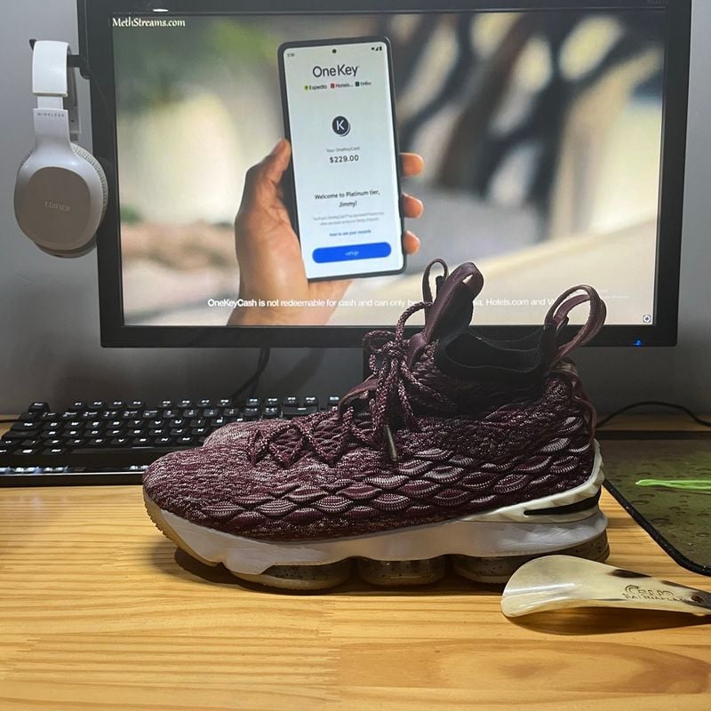 Lebron 15 Wine Tenis Masculino Nike Usado 96017637 enjoei