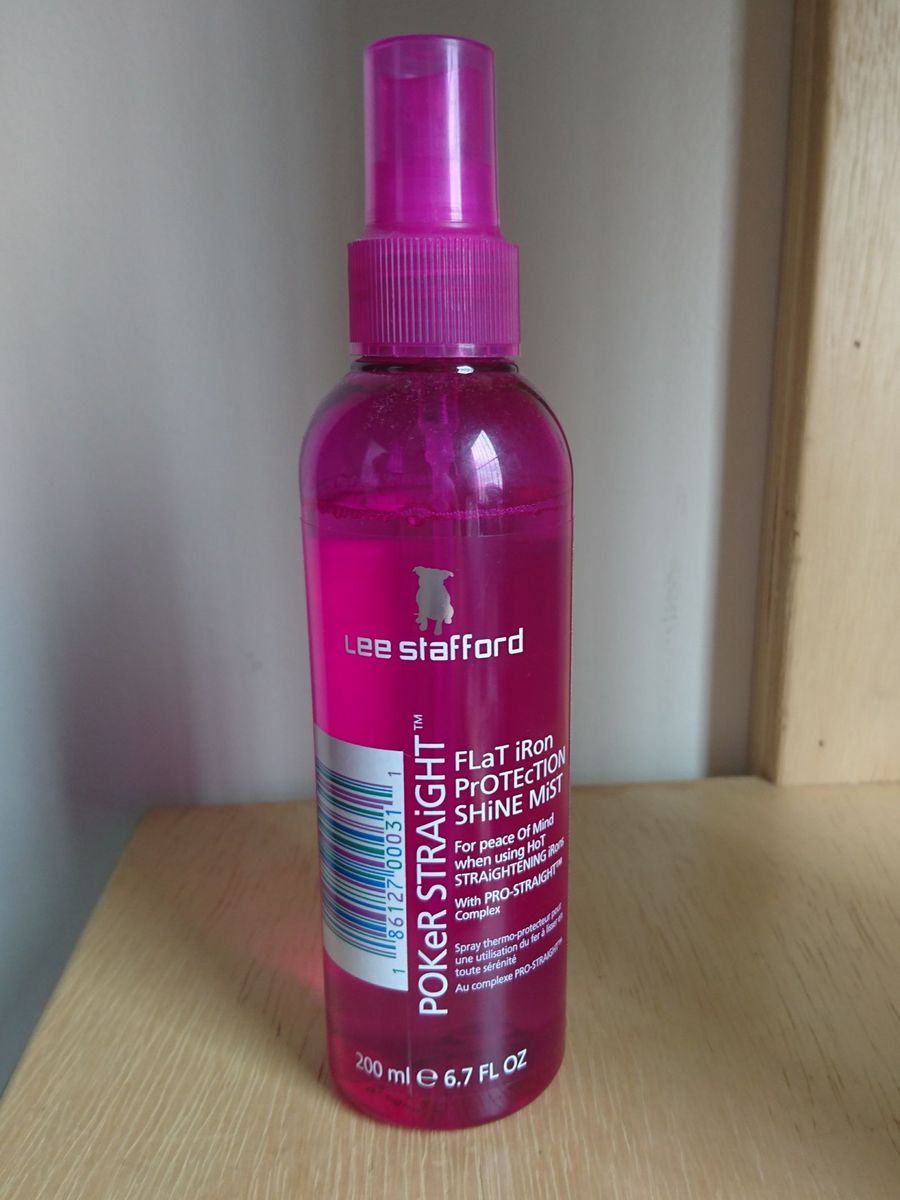 lee stafford flat iron protection shine mist