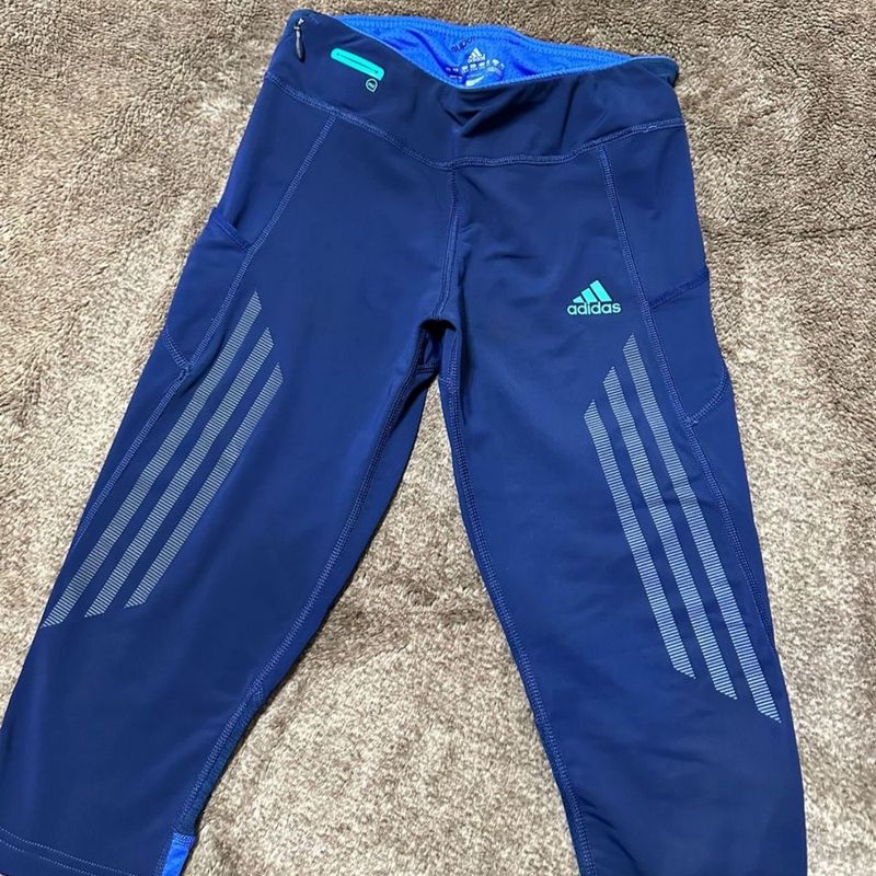 Legging adidas Originals Logo Azul - Compre Agora