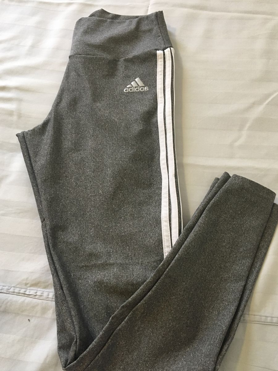 legging cinza adidas