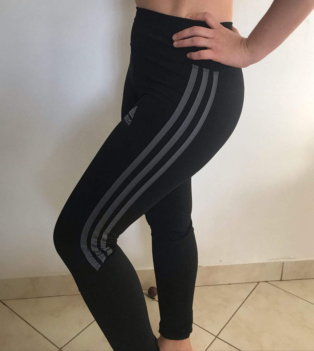 legging branca adidas