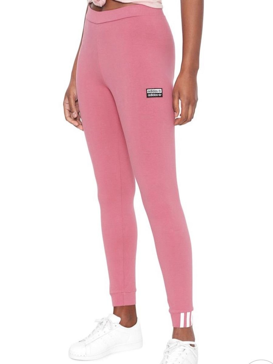 Legging Adidas Rosa, Calça Feminina Adidas Usado 46359238