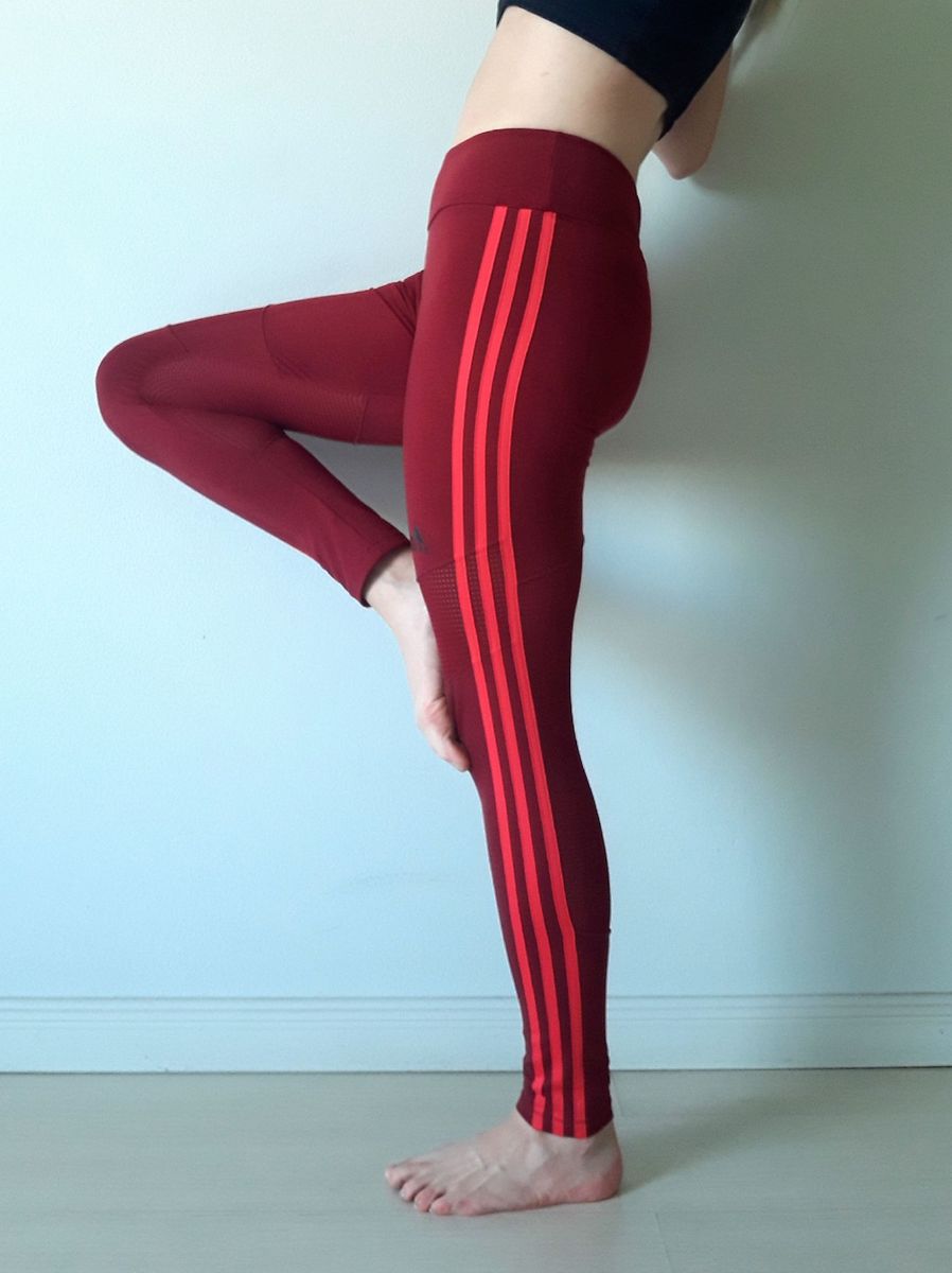 legging adidas vermelha