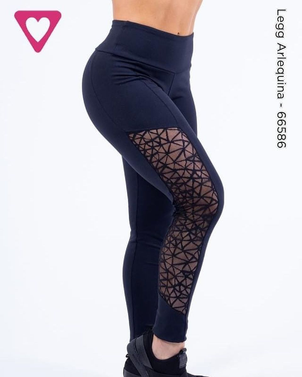 Legging Arlequina de Renda | Calça Feminina Romance Nunca Usado 47955232 | enjoei