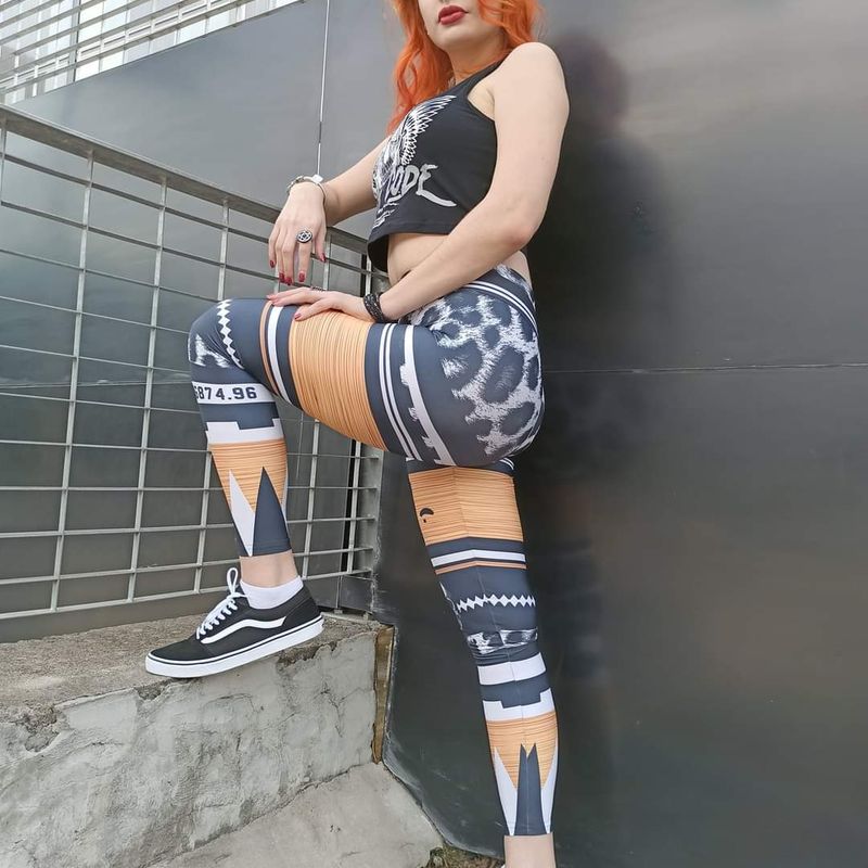 Legging Aztec Print / Academia / Saída Casual