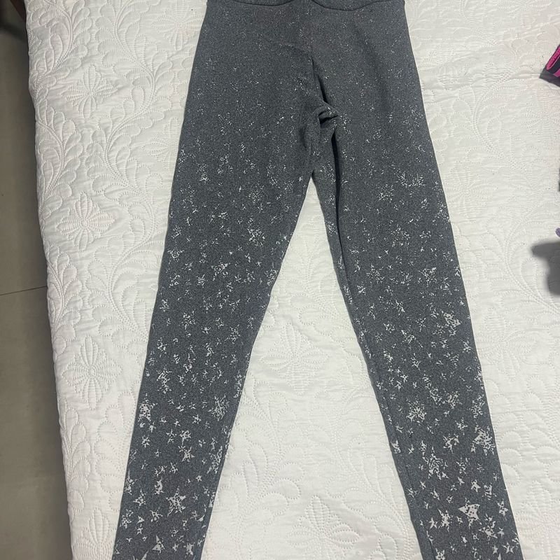 Legging Cinza Academia Dlk, Calça Feminina Dlk Nunca Usado 96165892