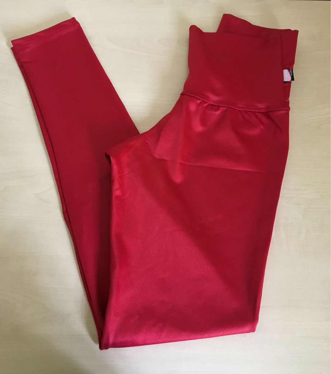 legging cirre vermelha