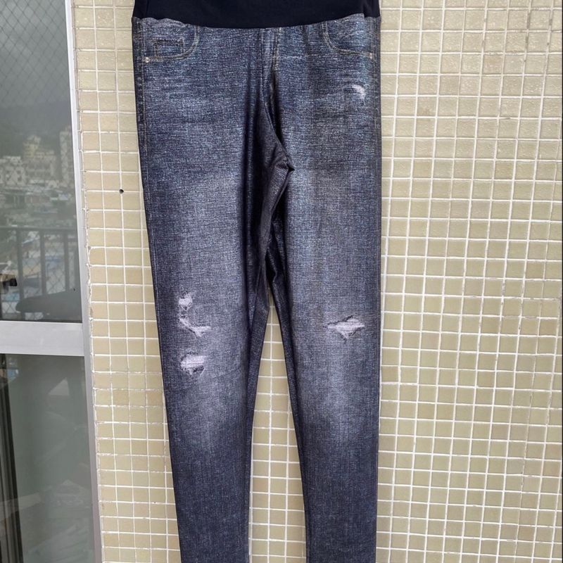 Legging Fake Jeans Live  Calça Feminina Live Nunca Usado 97051374