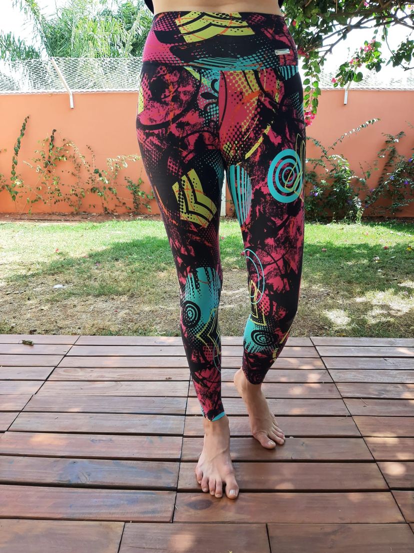 Legging Fitness Colorida | Calça Feminina Mansur Usado 59832026 |