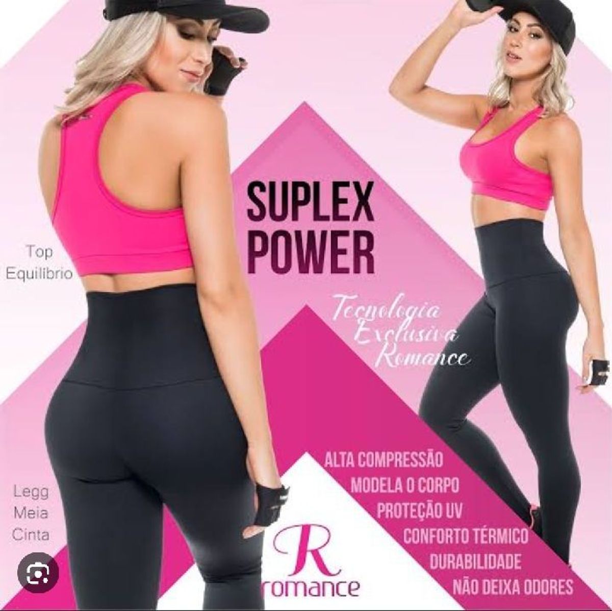 Legging Meia Cinta Power Romance | Calça Feminina Romance Favorita Nunca  Usado 93579665 | enjoei