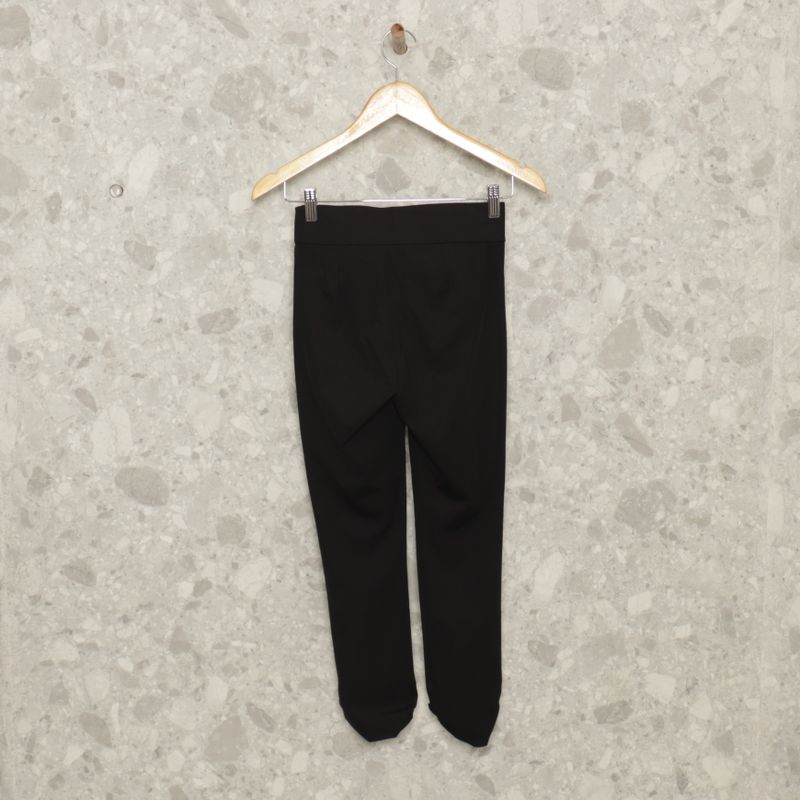 Calça Legging Zara Preta com Fechos, Calça Feminina Zara Nunca Usado  26869932