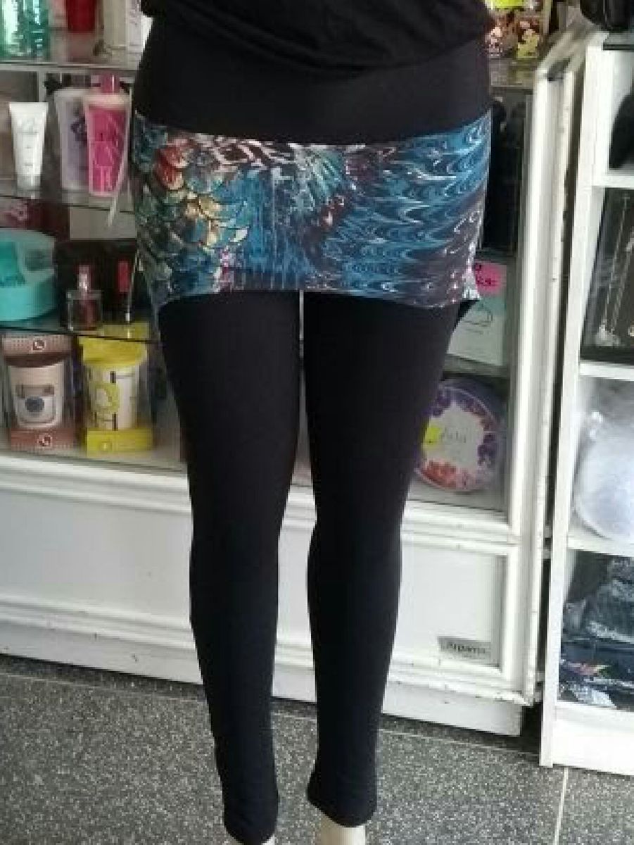 legging com saia