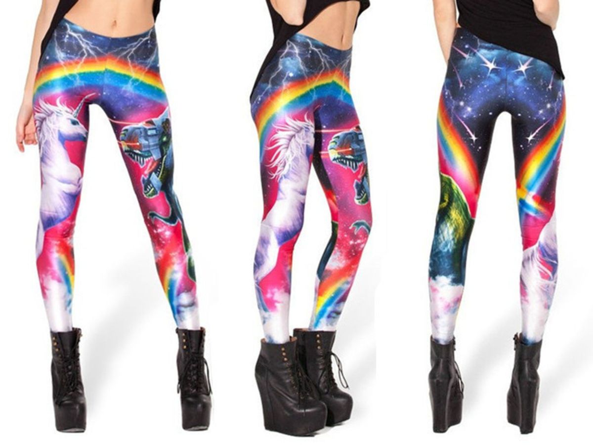 calça legging unicornio