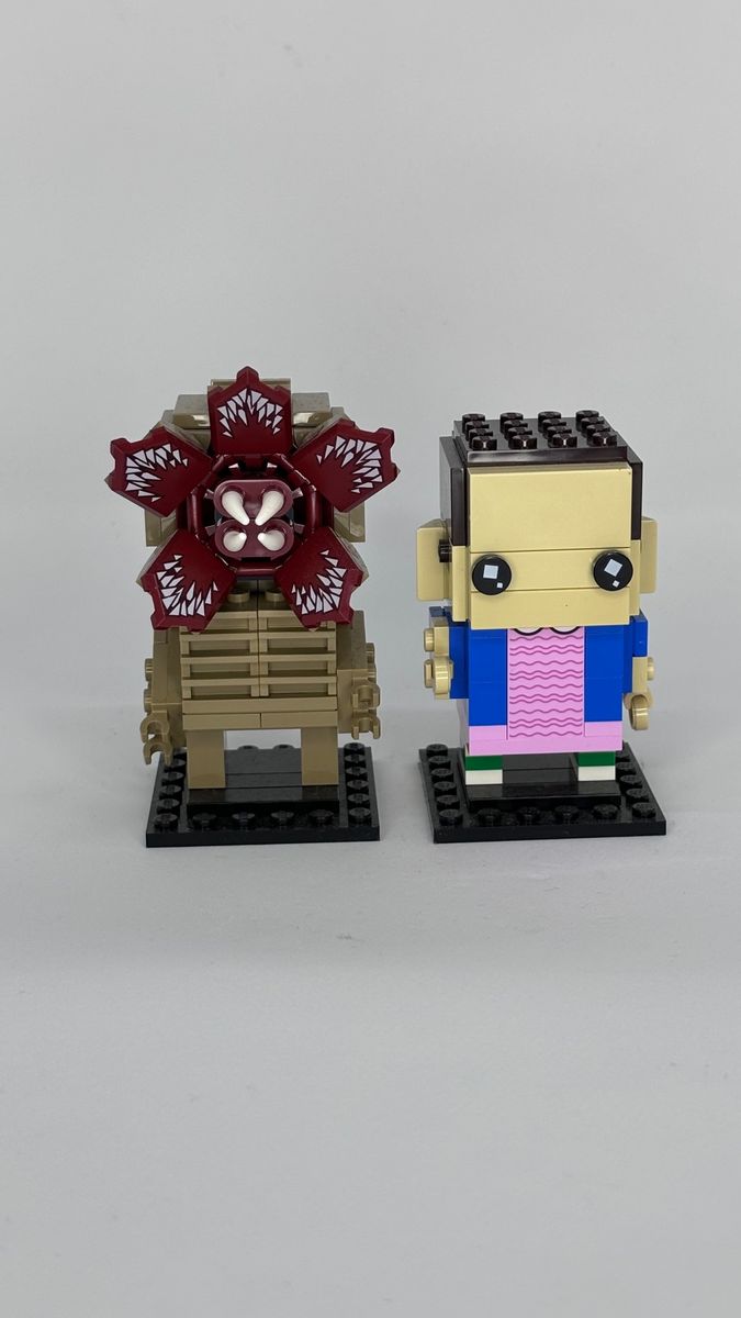 BrickHeadz Stranger Things Demogorgon & Eleven top 40549 New Sealed Retired Set