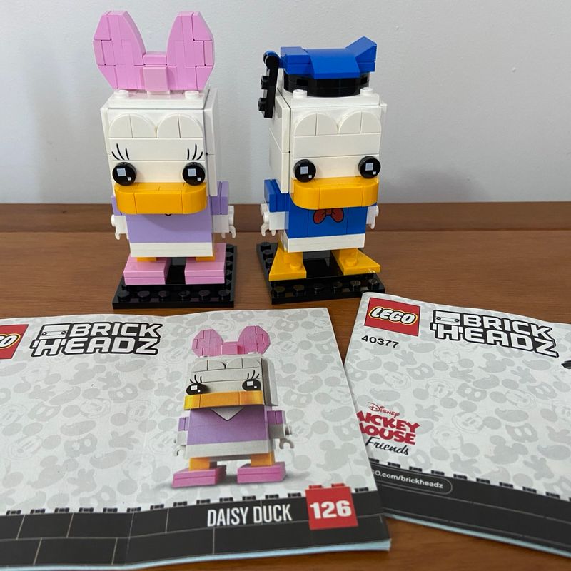 Lego Brickheadz Disney Pato Donald (40377) e Margarida (40476), Brinquedo  Lego Usado 91497070