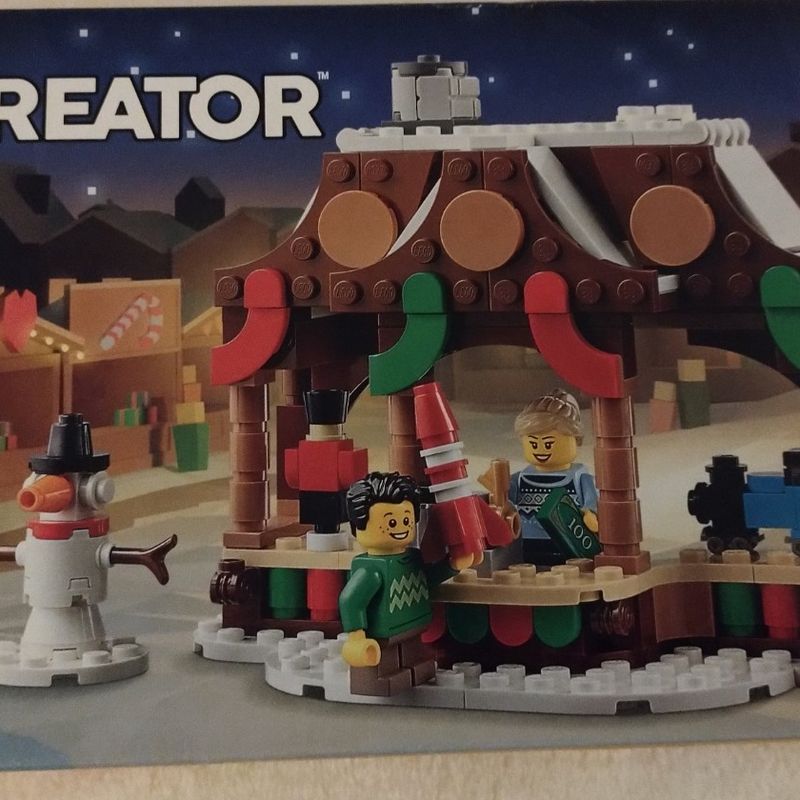 Lego winter hot sale market