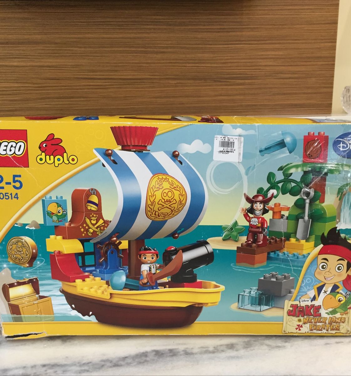 Lego Duplo Jakes Pirate Ship Bucky | Brinquedo para Bebês Lego Usado ...
