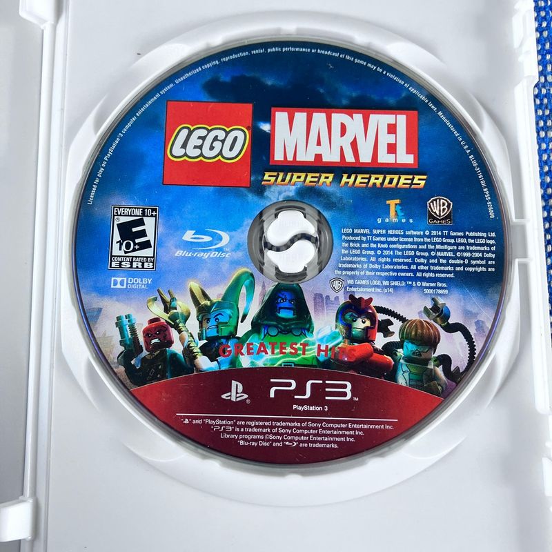 Lego Marvel Super Heroes Ps3, Usado 95338490 enjoei