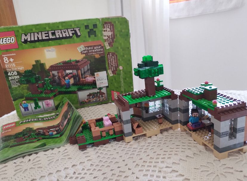 Lego Minecraft Original Completo 21115 | Brinquedo Lego Usado 77201390 ...
