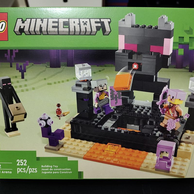 Lego Minecraft The End Arena Móvel p/ Casa Lego Nunca Usado