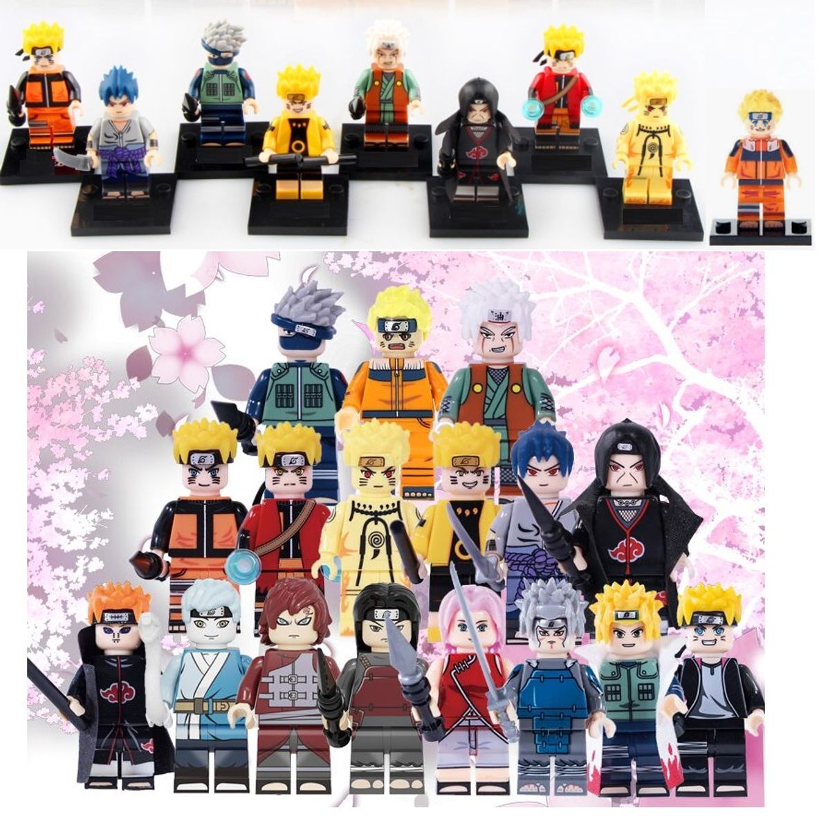 Lego Naruto e Sua Turma R15 Cada Personagem 100 Novo/lacrado