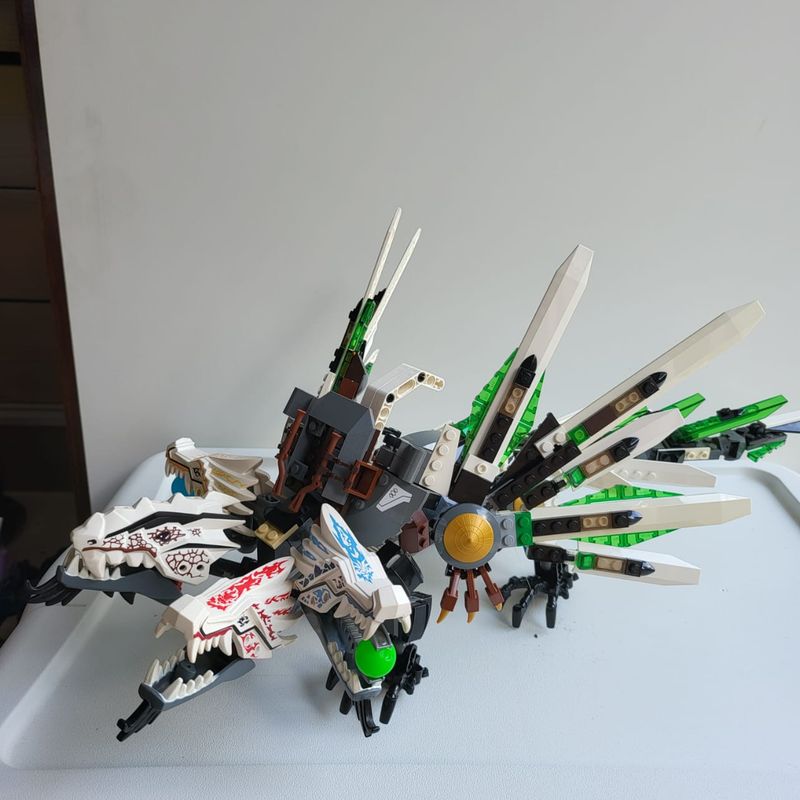 Lego Ninjago Dragão 9450 de 4 Cabeças | Brinquedo Lego Usado