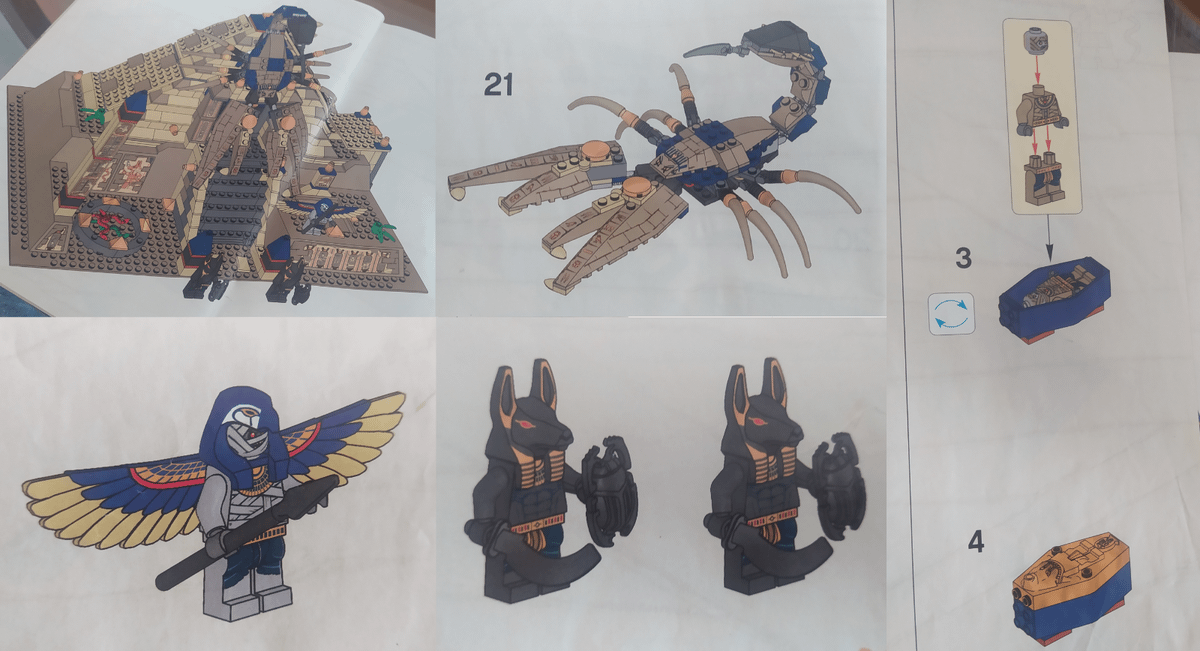 Lego Pharaoh's Quest 7327 Scorpion Pyramid - Set Piramide Con Mummie E Personaggi, 792 Pezzi, Giapponese (Parallel Import)