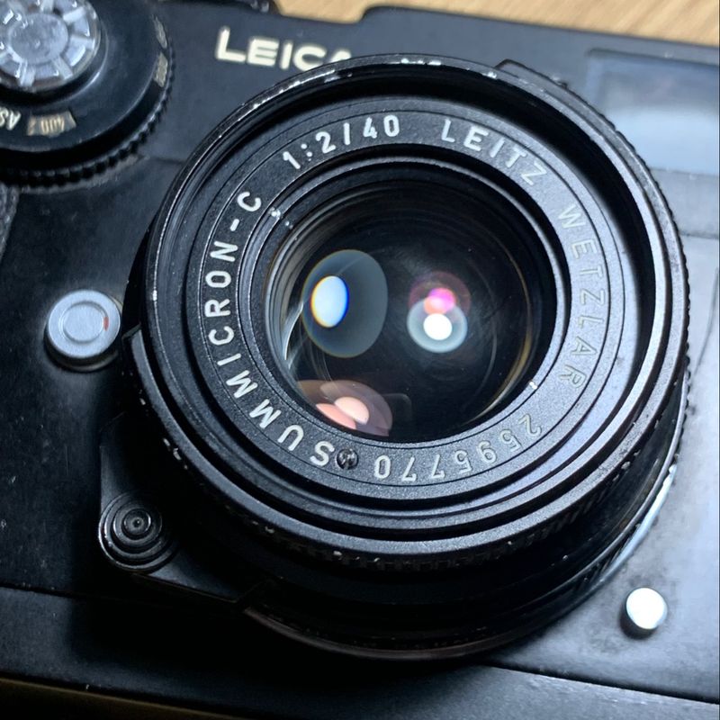 Leica Cl com Summicron 40mm F2 | Máquina Fotográfica Analógica