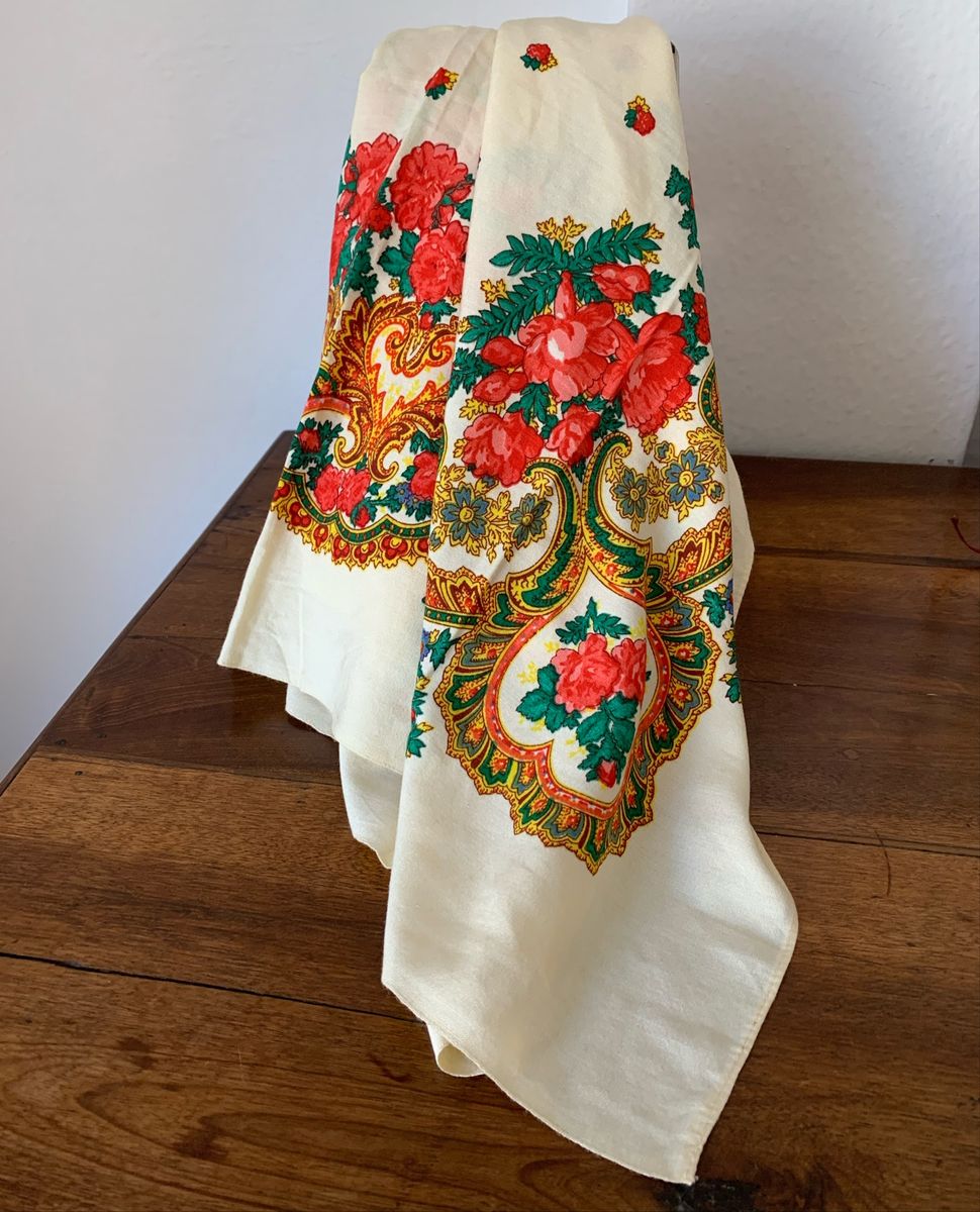 Lenço Folclórico Português | Lenço Feminino Português Usado 69244109 ...