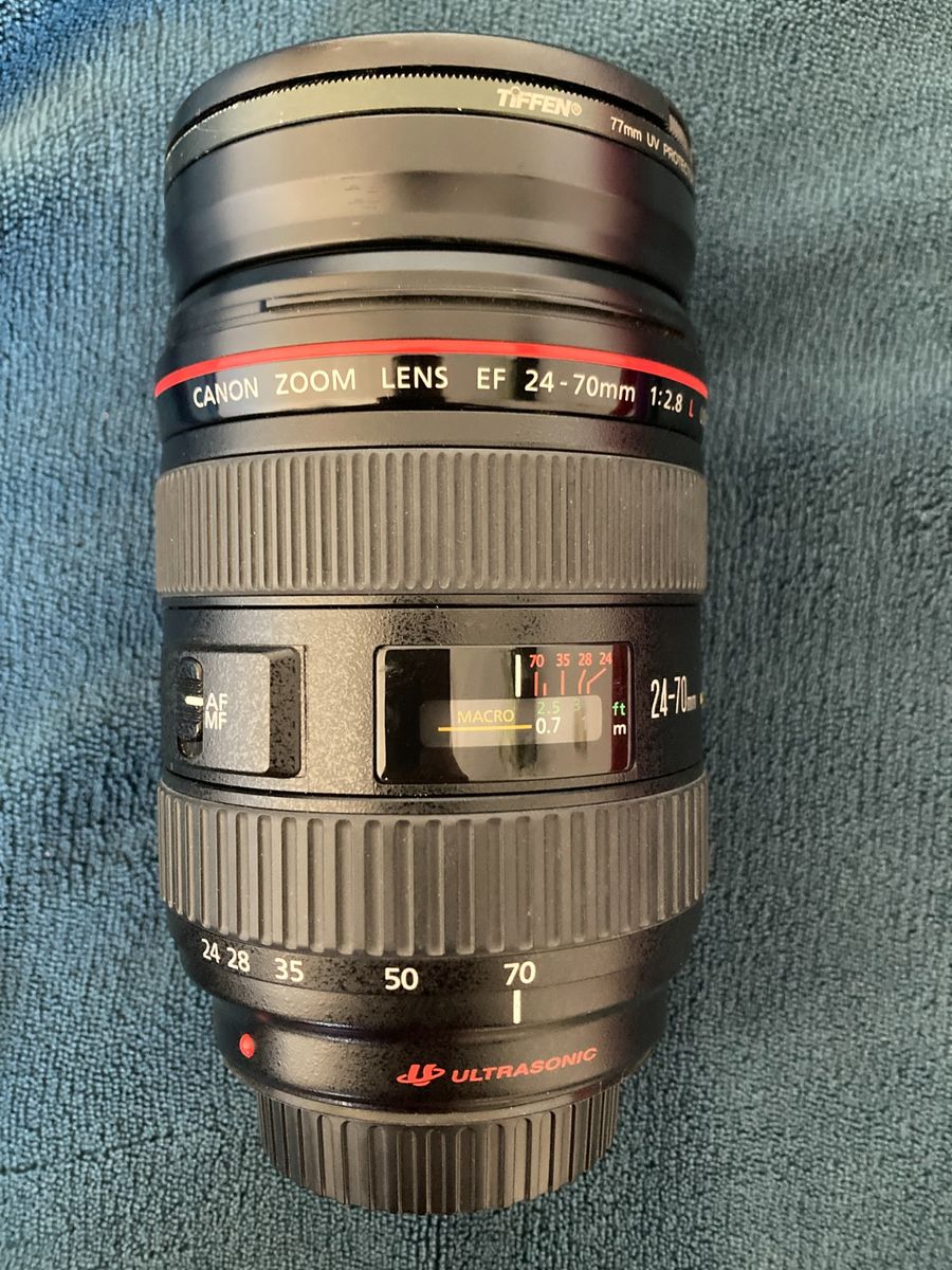 Lente Canon Ef 24-70mm F/2.8l Usm - Defeito No Cabo Flat | Canon
