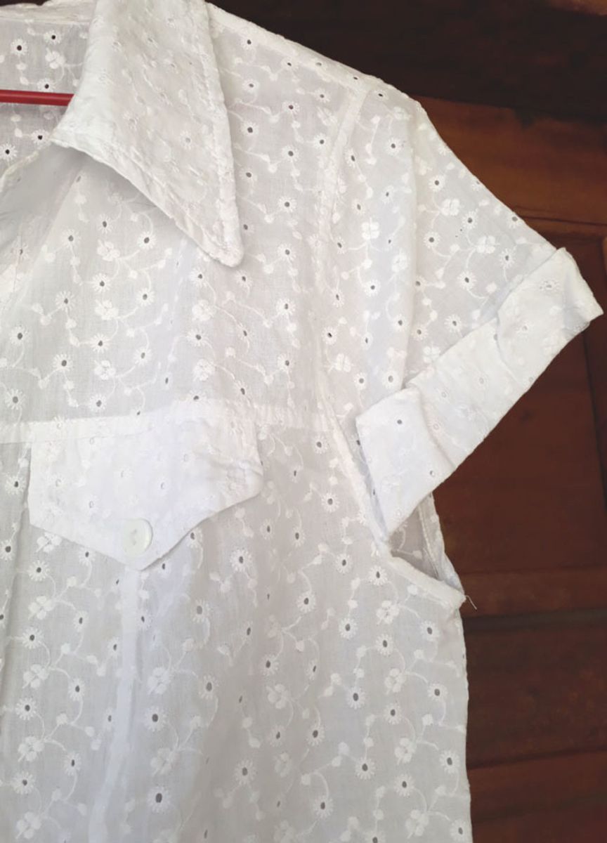 camisa de lese branca
