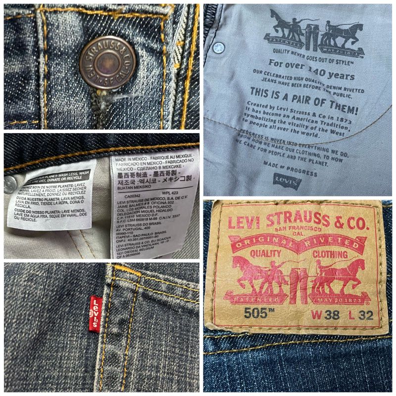 Levi'S 505 W38 L32 - Size 48br (Cod403) | Calça Masculina Levi'S 505 W38 L32 - Size 48br (Cod403) | Calça Masculina