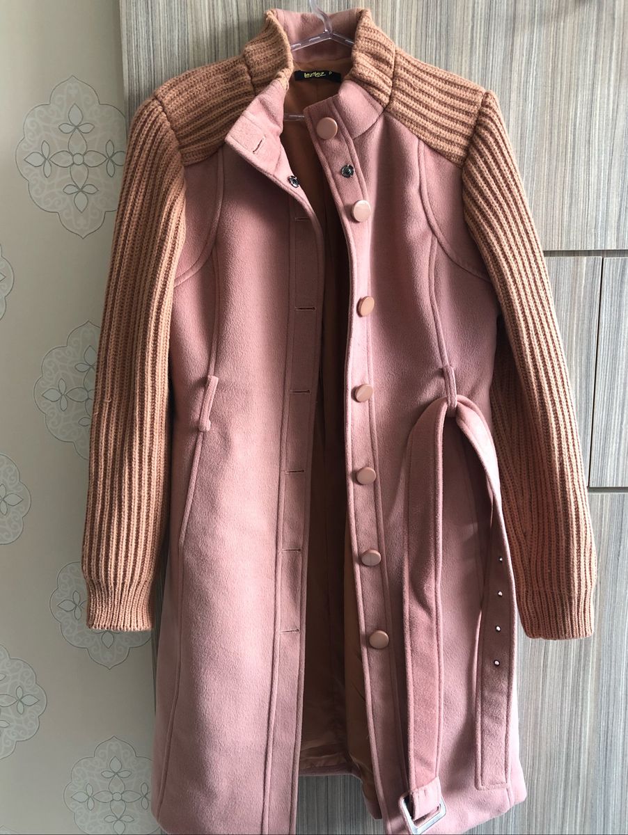 casaco feminino cor caramelo