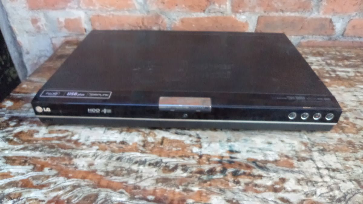 Lg Aparelho de Dvd Hdd 160gb Gravador de Dvd Rh397h Funcionando sem ...