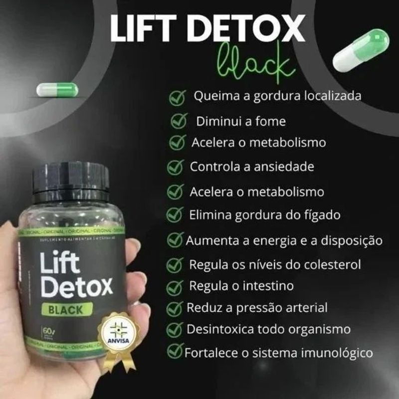 Lift Detox Black | Produto Feminino Saúde Nunca Usado 89932277 | enjoei