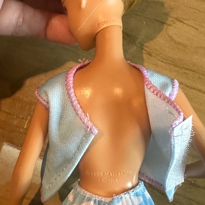 Pijama Com Calça Para Boneca Barbie - Roupa