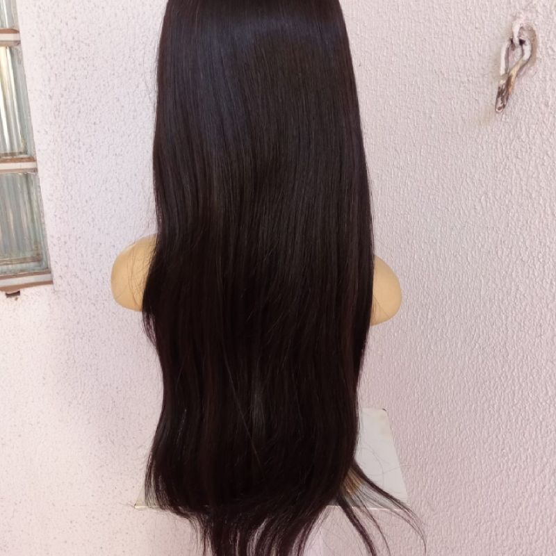 Front Lace Cabelo Humano com Franja