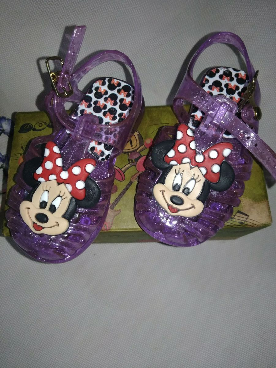 sandalia da minnie para bebe