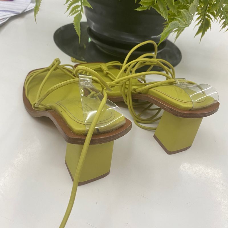 Linda Sandália Salto Baixo Santa Lolla Santa Lolla Usado