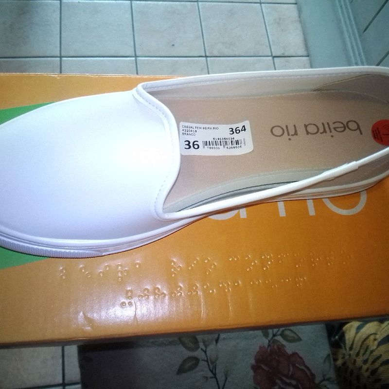 Sapatilha branca sale 36