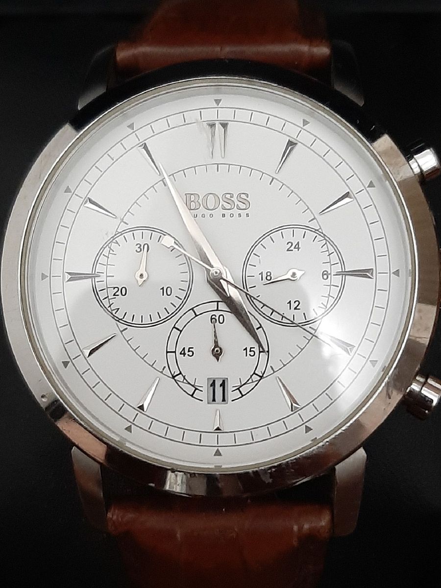 Lindíssimo e Sofisticado Relógio da Marca Hugo Boss | Relógio Masculino ...