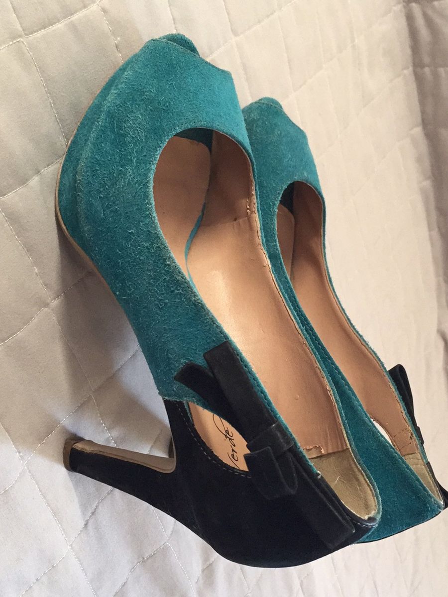sapato feminino verde