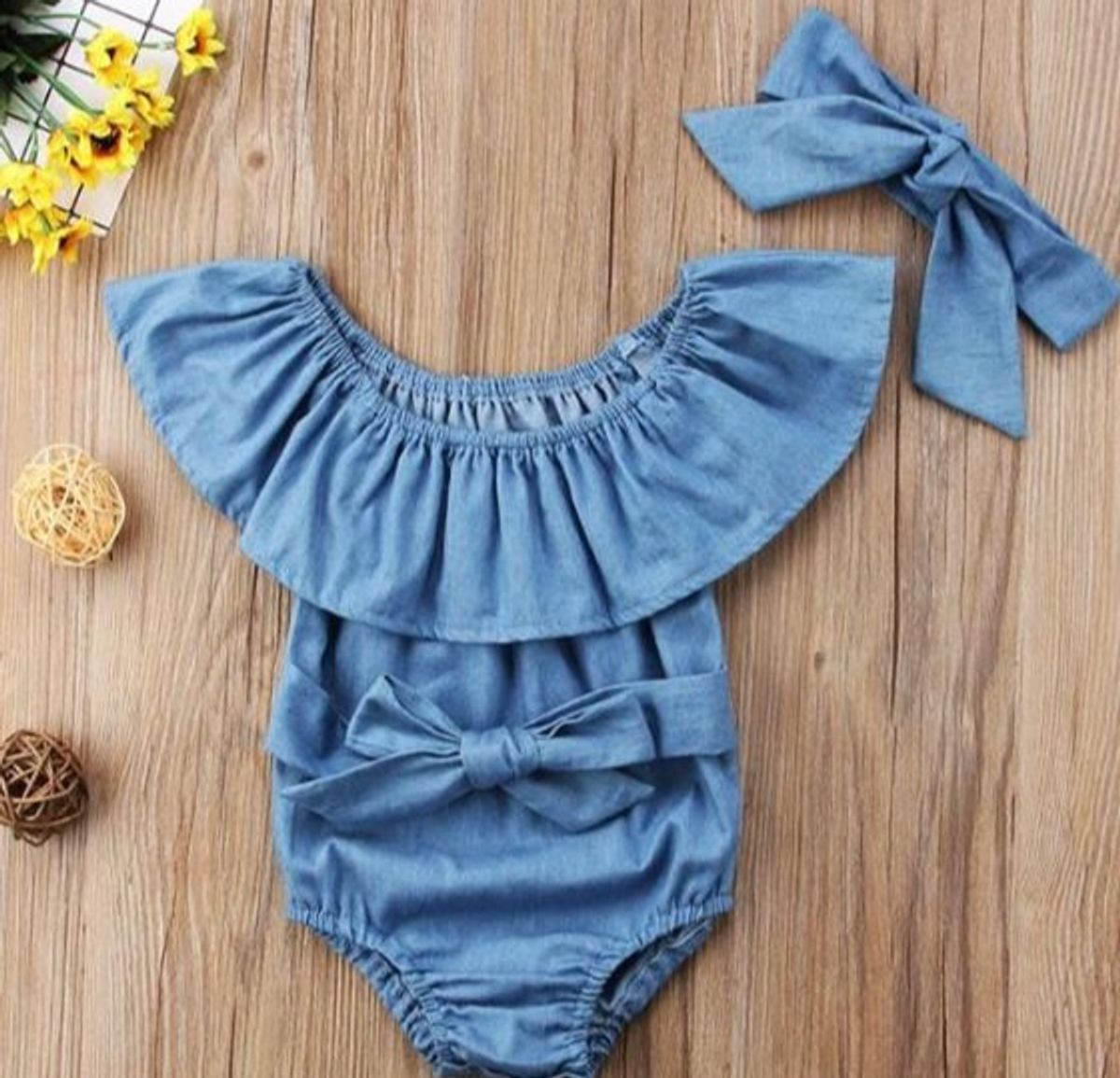 Lindo Body Jeans Bebe Menina Roupa Infantil Para Bebe Nunca Usado Enjoei